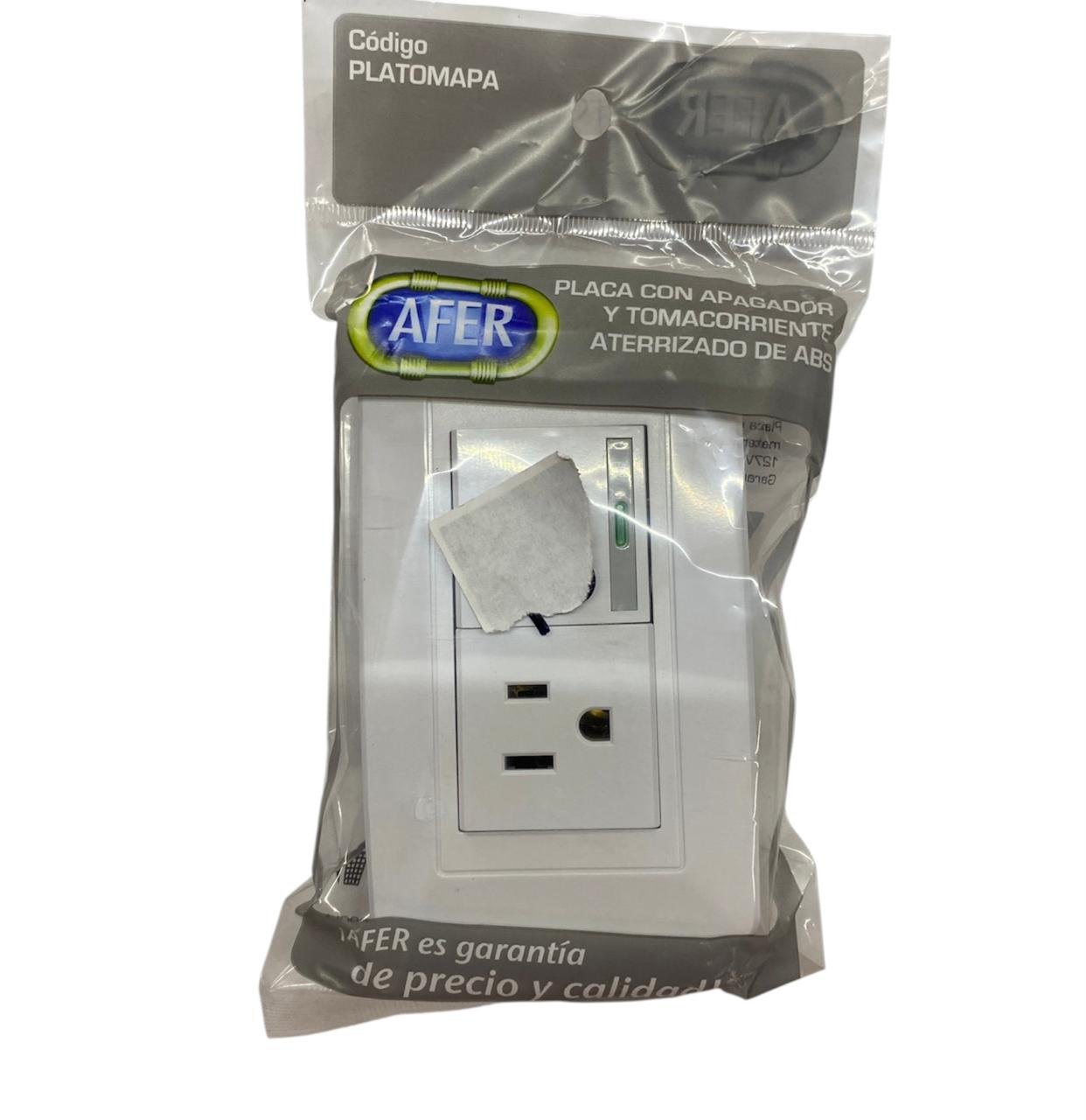 Apagador Y Contacto Con Placa Afer